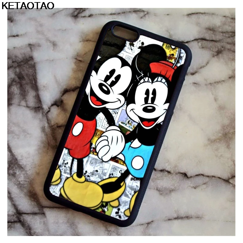 KETAOTAO милые чехлы для iPhone 4S 5C 5S 6S 7 8 Plus X Samsung NOTE Мягкий ТПУ резиновый силикон|case for