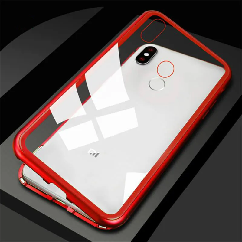 Металлический корпус Mi 8 8SE алюминиевый магнитный адсорбционный чехол для Xiaomi Mi8 SE