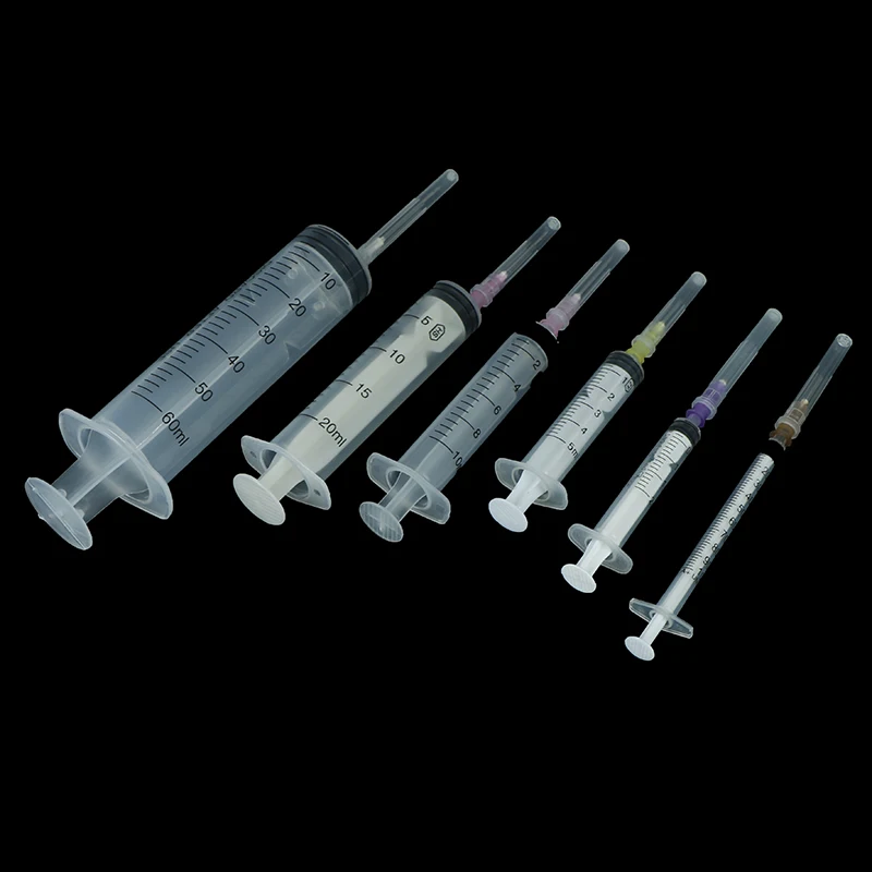 Горячая продажа 5 шт промышленный шприц с крышкой инъекции Наконечник иглы