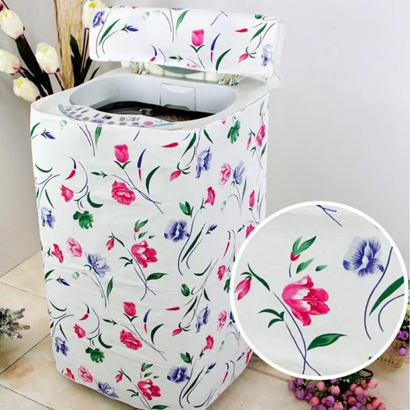 Цветочный узор толще водонепроницаемый прочный для стиральной машины на молнии
