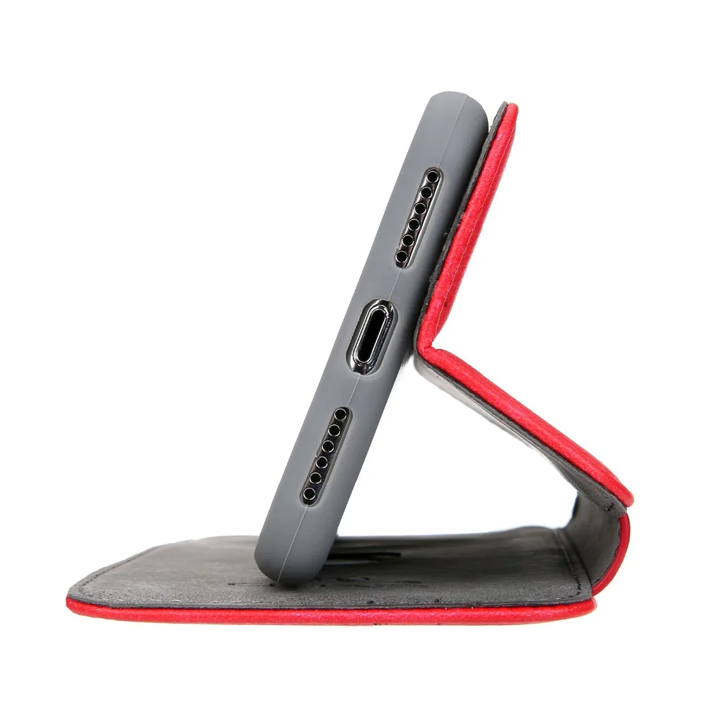 Для iPhone XR Folio флип-чехол подставка держатель для карт Складная подставка защитный чехол s Чехол для iPhone 11 Pro XR XS Max 7Plus Coque