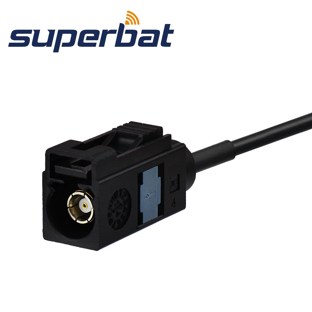 Коаксиальный RF кабель Superbat Fakra разъем мама прямой отрезок RG174 500 см|jack jack|jack to jackjack