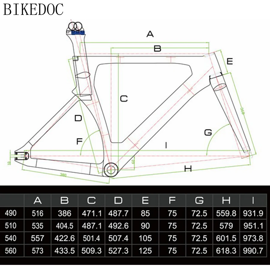 Карбоновая рама для трека BIKEDOC 700C полностью карбоновая легкая велосипедного UD