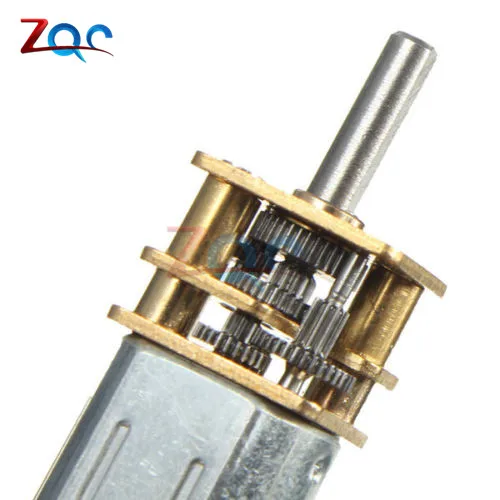 Редукторный электродвигатель постоянного тока 12 В 300 об/мин редукторный вал с