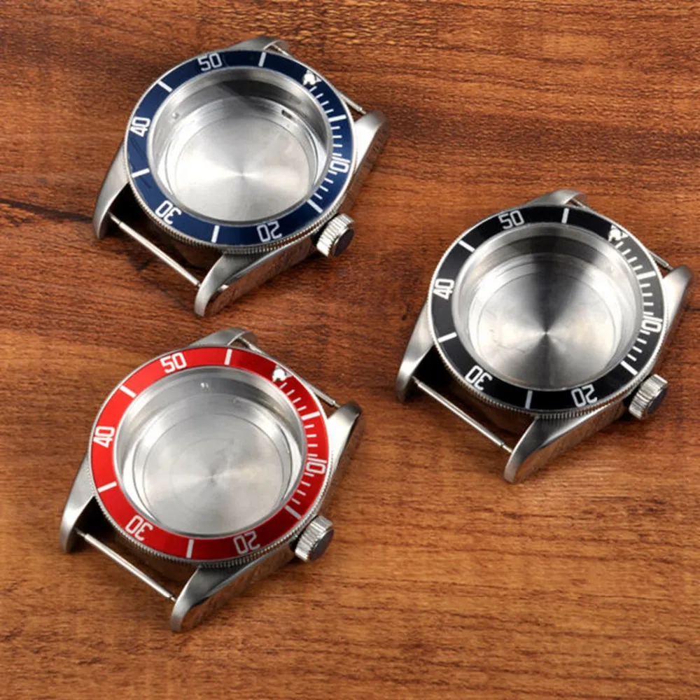 

Чехол для часов 41 мм, чехол для часов из нержавеющей стали SS, сапфировое стекло подходит для NH35 36, ETA 2836, Miyota8215/8205/82, цвета БЕЗЕЛЬ для часов