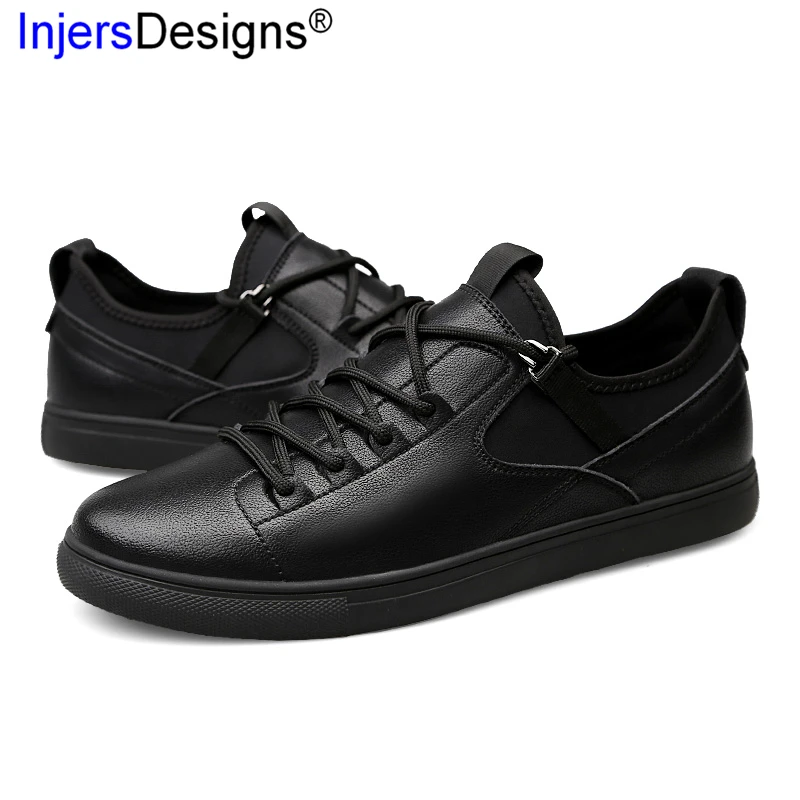 

Brand Fashion Breathable Trainers Shoes Men High Quality Genuine Leather Casual Sneakers Men Skateboarding Shoes Plus Size 37-47