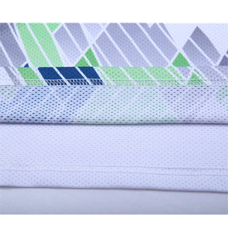 Рубашка для бадминтона с коротким рукавом Мужская одежда настольного тенниса