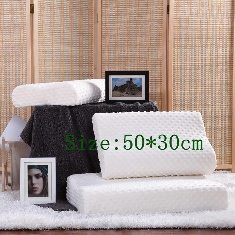 

50X30 CM Factory direct massage memory foam pillow,zero stress healthy wave neck me memory pillow