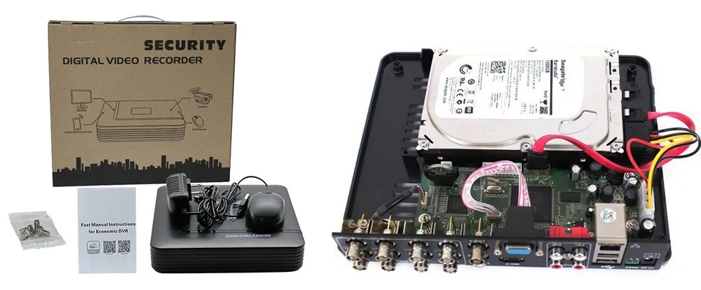 Techege 4 канала 8-канальный видеорегистратор AHD DVR AHD-M 720 P/960 H CCTV DVR 4CH 8CH мини Гибридный HDMI CCTV DVR Поддержка IP аналоговый видеорегистратор AHD Камера P2P