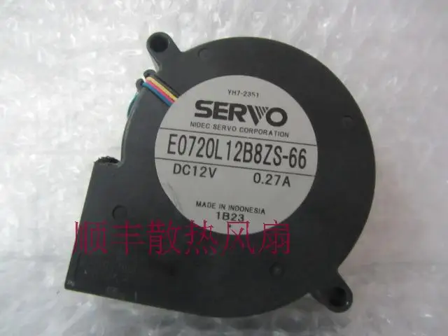 

E0720l12b8zs-66 dc12v 0.27aCooling fan