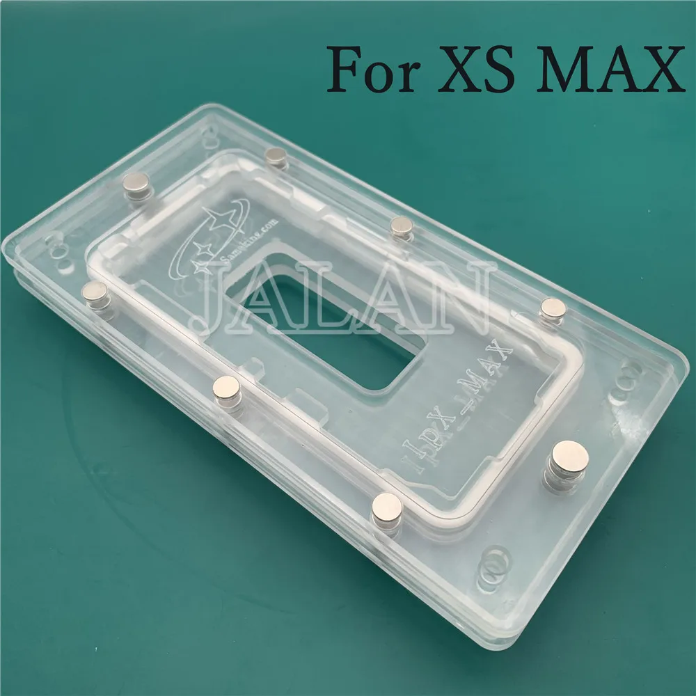 Зажимная форма для iphone XS Max Lcd стеклянная рамка Магнитная стеклянной рамы