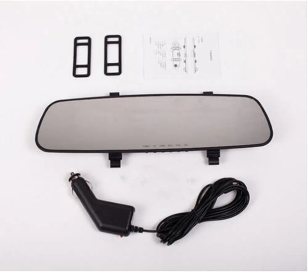 

3.2'' Mini Car Camera Car DVR Blue Review Mirror Digital Auto Video Recorder Full HD 1080P 500 Mega pixels DVR G-sensor Dash Cam