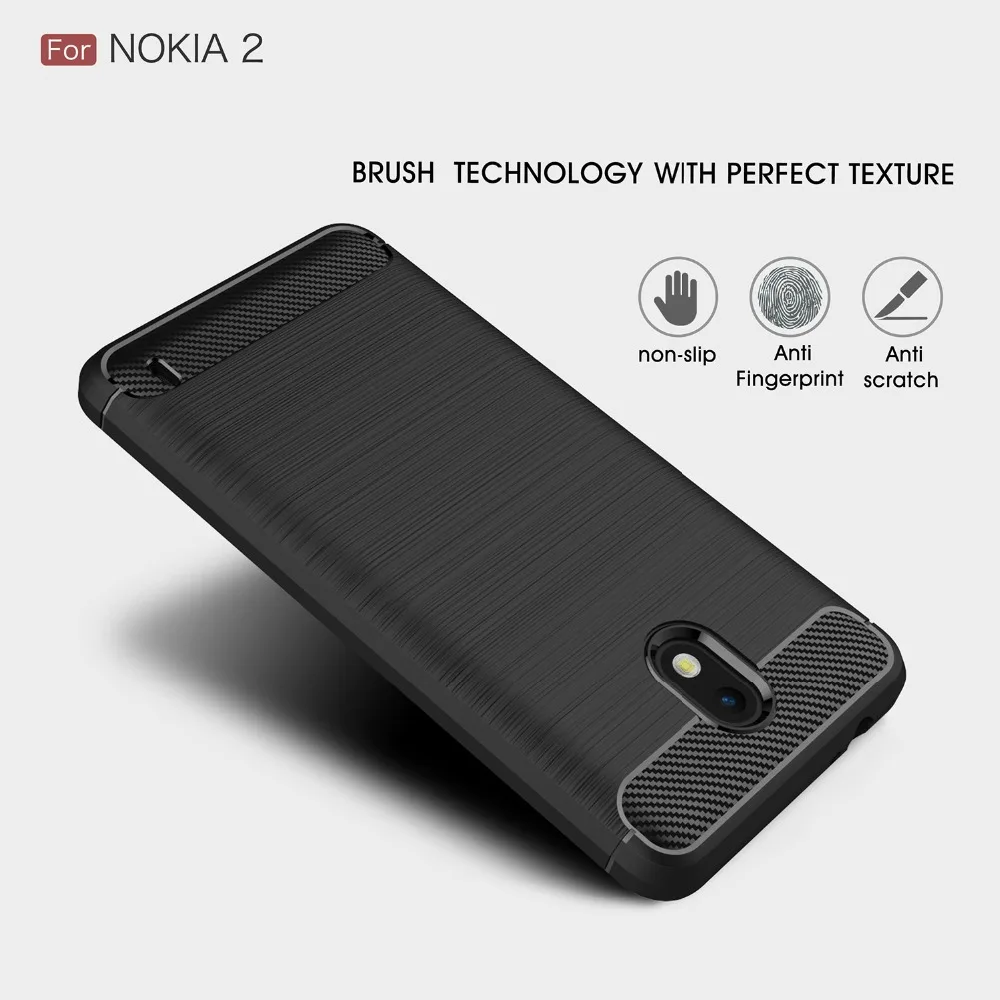 WIERSS тонкий армированный чехол для Nokia 2 Nokia2 TA 1029 1035 ударопрочный кожаный 3 задняя