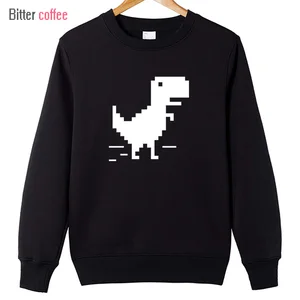 Осенняя Новинка, Мужская модная детская толстовка из чесаного хлопка с рисунком динозавра Undertale, индивидуальный стиль