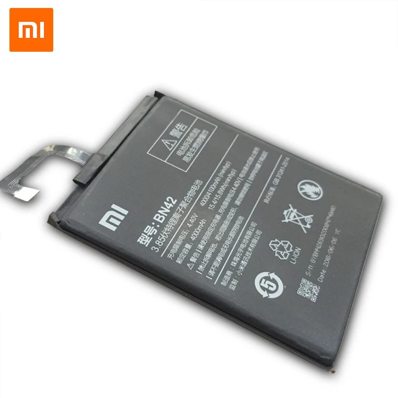 Оригинальный Xiaomi BN42 запасная батарея для Redmi 4 Hongmi4 батареи мобильного телефона 4000