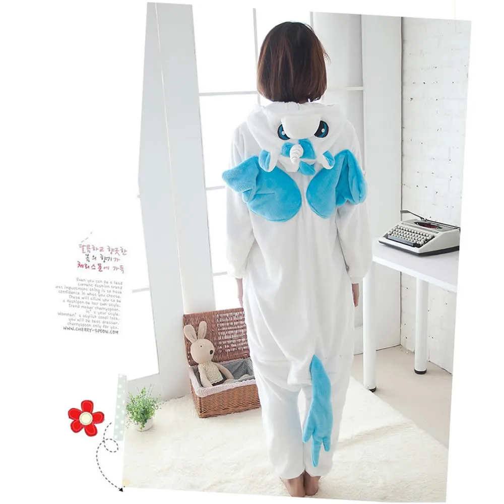 Оптовая Единорог Стежка Panda Мужская Фланелевые Пижамы Косплей Костюм Животных