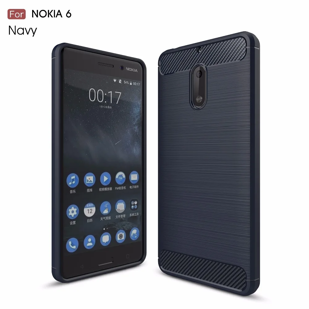 Противоударный кожаный чехол для Nokia 5 TA-1053 TA-1024 TA-1027 TA-1044 задняя крышка телефона