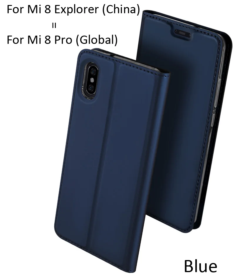 DUX DUCIS чехол для Xiaomi Mi9 Mi8 SE Lite Pro Explorer Книга Флип кожаный бумажник Coque - Цвет: For Mi8 Pro Explorer