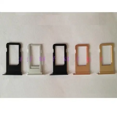 10 шт./лот оригинальный новый слот для гнезда Nano Sim-карты Гнездо iPhone 7 7G 4 дюйма