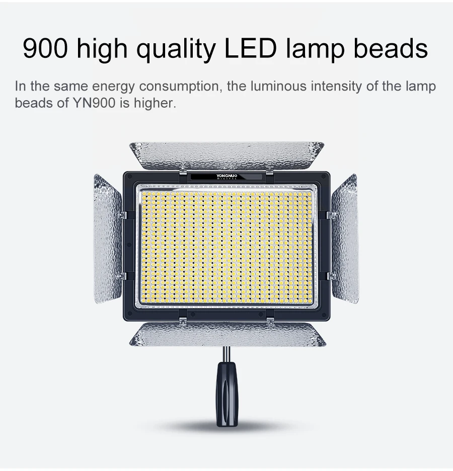 YONGNUO YN900 High CRI 95+ беспроводной 3200 K-5500 K светодиодный свет панели, YN-900 900 лампа бобы 7200LM 54 W светодиодный свет