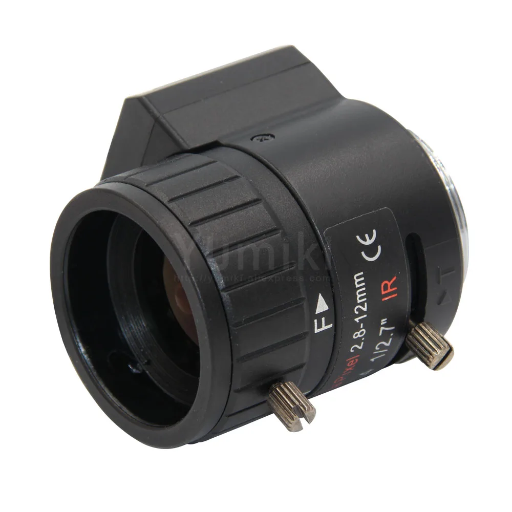 Yumiki 3MP 1/2. " 2,8-12 мм F1.4 руководство с переменным фокусным расстоянием DC автодиафрагмой видеонаблюдения Объектив CS крепление для IP Корпусная видеокамера для наблюдения Камера