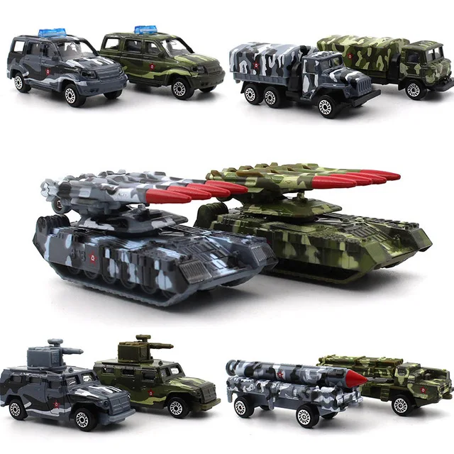 1: 64. Танк бронированных автомобилей военная Униформа сплав металла дети