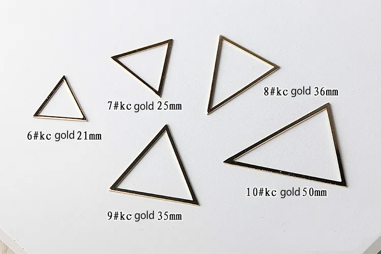 Новые корейские геометрические длинные треугольные серьги ручной работы