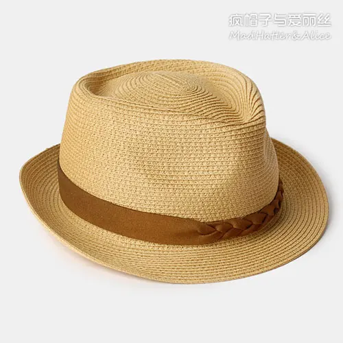 [ Ветер ] соломенная шляпа джаз леди летом мужская мода экспорт в японию корейский