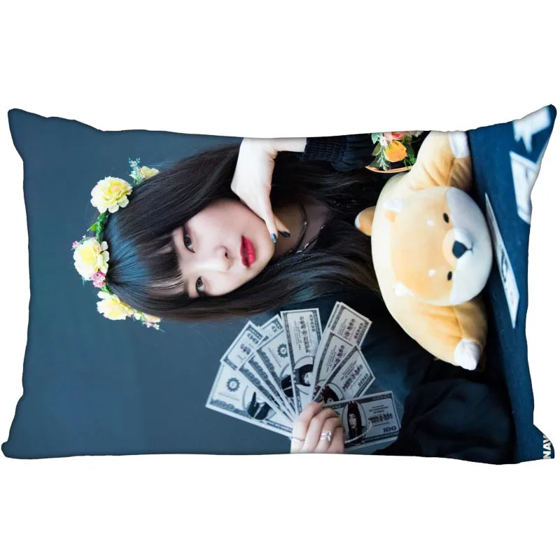 Новое поступление сатиновая наволочка с принтом в стиле K POP star размер 35x45 см 40x60