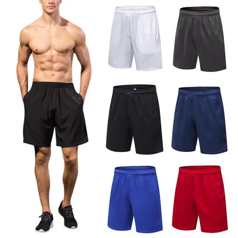 

2020 Sport Short Men New Arrived Riding Soild Colors Men Short Quick-Dry Loose Short Plus Size Riding Breathable Shorts