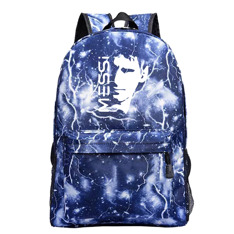 16 Красивый рюкзак Месси с новым рисунком для ноутбука Mochila, модный мужской женский рюкзак для мальчиков и девочек, Мужская Женская дорожная сумка для ноутбука - Цвет: 16