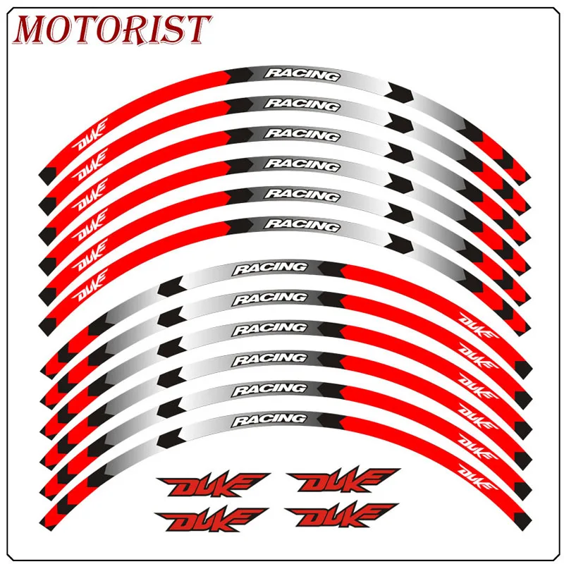 Светоотражающая полоска для мотоцикла 17 дюймов KTM DUKE 200 390 690 990|Наклейки и стикеры|