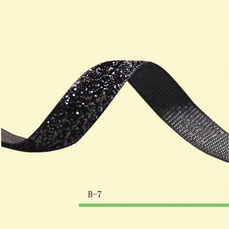 

1.5inch Glitter Velvet Ribbon Black Metallic Velvet Ribbon Sparkle Ribbon