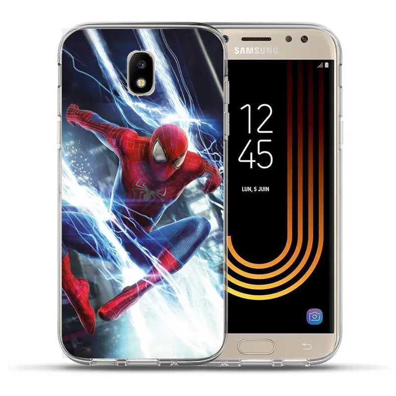 Чехол Marvel с Мстителями для samsung Galaxy J3, J5, J7,,, J2 Prime, G530, мягкий ТПУ чехол, чехол Capinha Etui