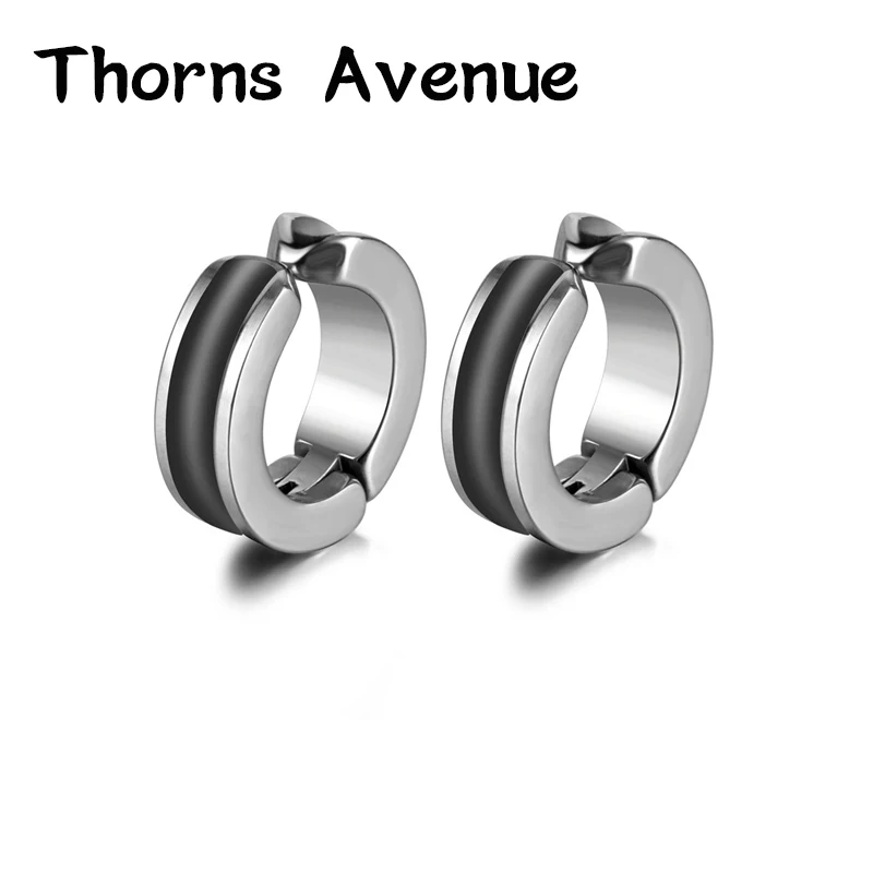 Новые модные украшения из нержавеющей стали клипсы в стиле панк без пирсинга для