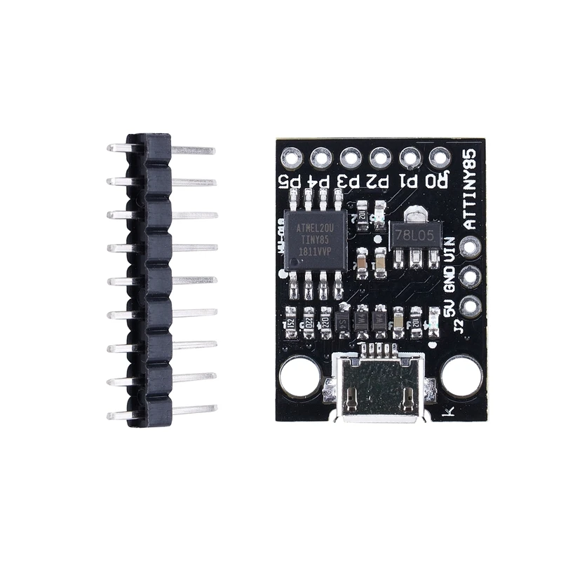 Разработка миниатюрного мини модуля ATTINY85 USB MCU макетная плата