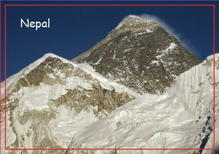 Прямоугольные жесткие магниты Everest в сумерках от Kala паттар Khumbu Непал дорожные на