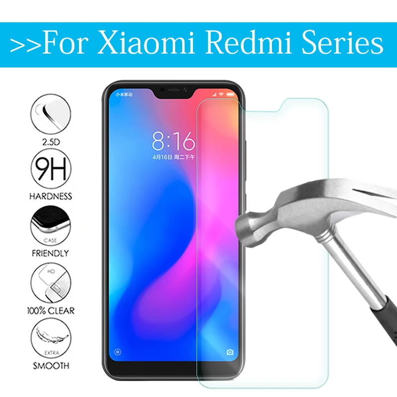 Закаленное стекло для Xiaomi Redmi Note 5 не 6 Pro Защитное экрана Xiomi go 6A 4A 5A 4 A Plus 4x
