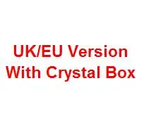 UK with Crystal Box DHL, 100 шт., высококачественные наушники-вкладыши, гарнитура с пультом дистанционного управления и микрофоном, оригинальная коробка, розничная упаковка - Цвет: UK with Crystal Box