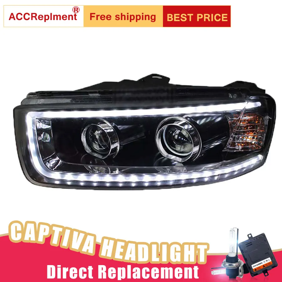 2 шт. светодиодный светодиодные фары для Chevrolet Captiva 2008-2014 ные Автомобильные