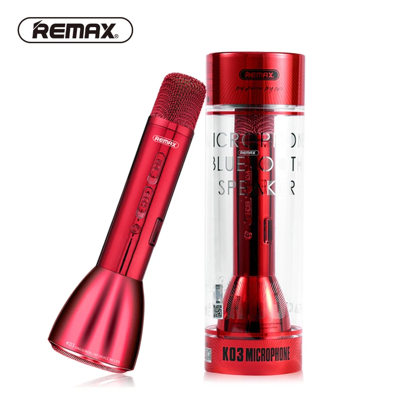 REMAX микрофон Bluetooth Динамик Красочные Блеск Беспроводной Пение Запись песню