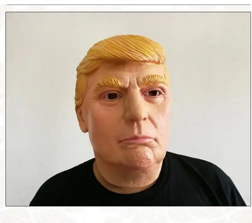 Бесплатная доставка маска для взрослых вечеринки Дональда Трампа на Хэллоуин