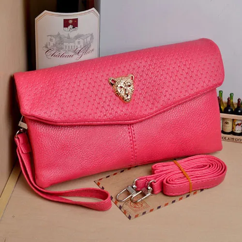 Rose red Новинка, женские сумки, кошельки, двойная молния, мягкая, из искусственной кожи, женская сумка на плечо, кошелек для денег, портмоне, Женский Бренд, сумка-мессенджер, сумки, кошелек - Цвет: Rose red