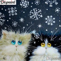 dispaint full squareround drill 5d diy diamond painting animal cat landscape 3d embroidery cross stitch 5d home decor a18412
