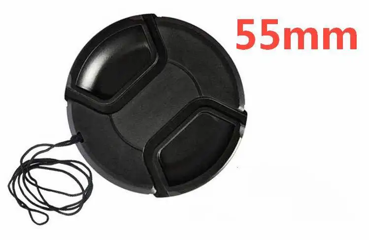 

55mm center pinch Snap-on cap cover for camera 55 mm Lens