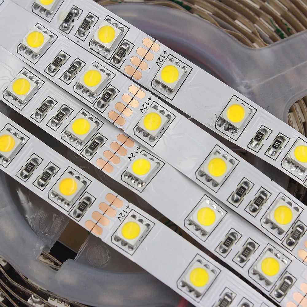 Aistarry высокое качество супер яркий DC12V SMD5050 Светодиодные ленты Свет Гибкие