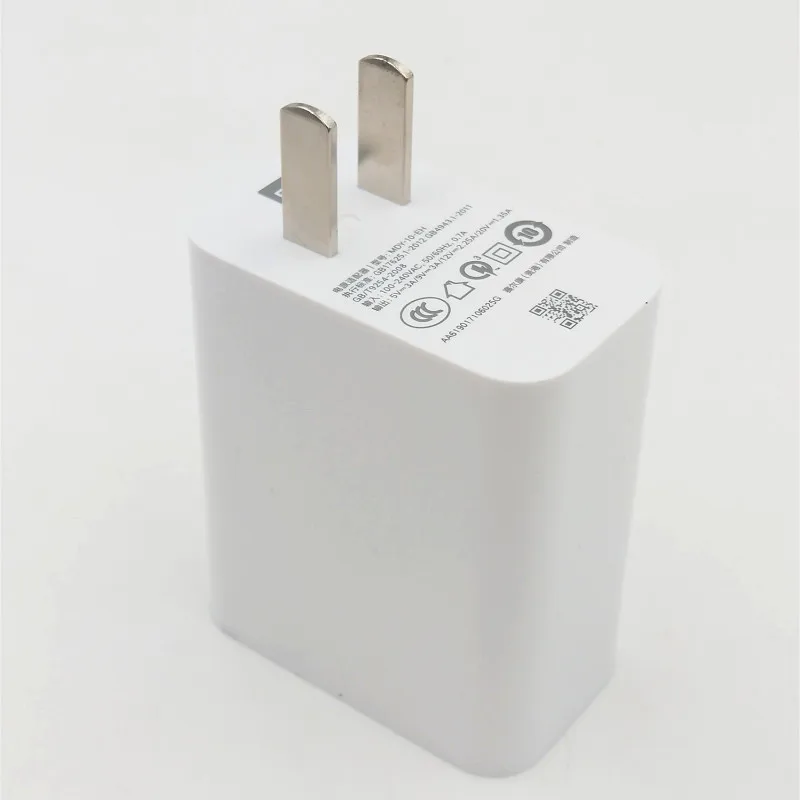 Оригинальное настенное зарядное устройство Xiaomi Mi 9 27 Вт USB адаптер Type-C кабель для 8