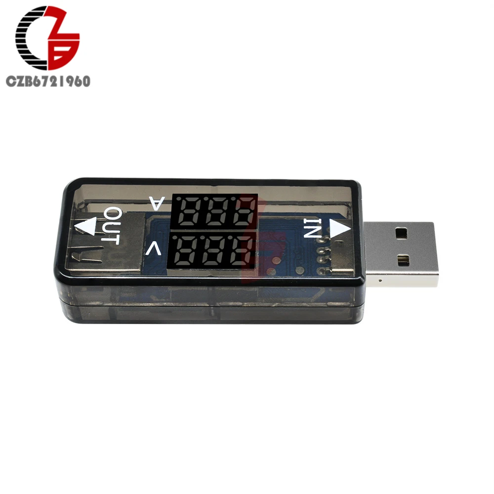 5 В USB Тестер светодиодный цифровой вольтметр Амперметр зарядное устройство Доктор банк индикатор напряжения измеритель тока вольт ампер тестер детектор