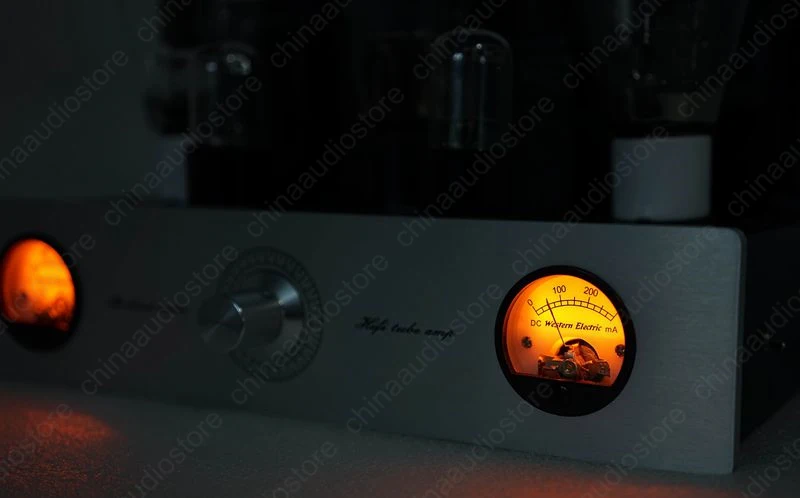 HiFi 2A3 VT95 ламповый усилитель 4 Вт стерео однофазный класса А 6SL7/2A3/5U4G два VU метра 2