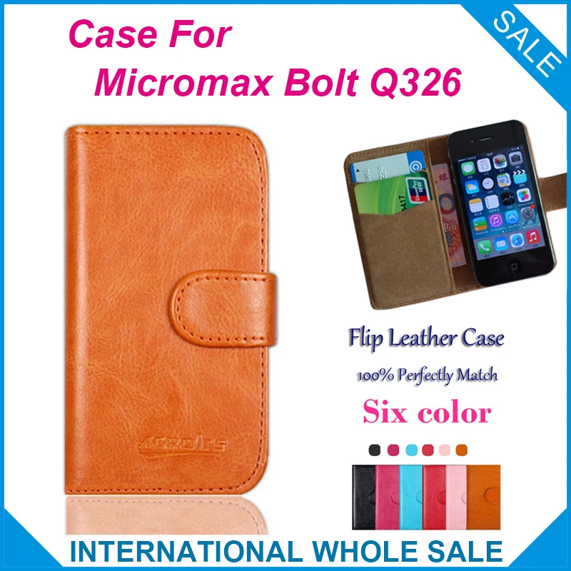 

Новое поступление, лидер продаж! Чехол Micromax Bolt Q326, Эксклюзивный кожаный чехол высокого качества для Micromax Bolt Q326, чехол для отслеживания